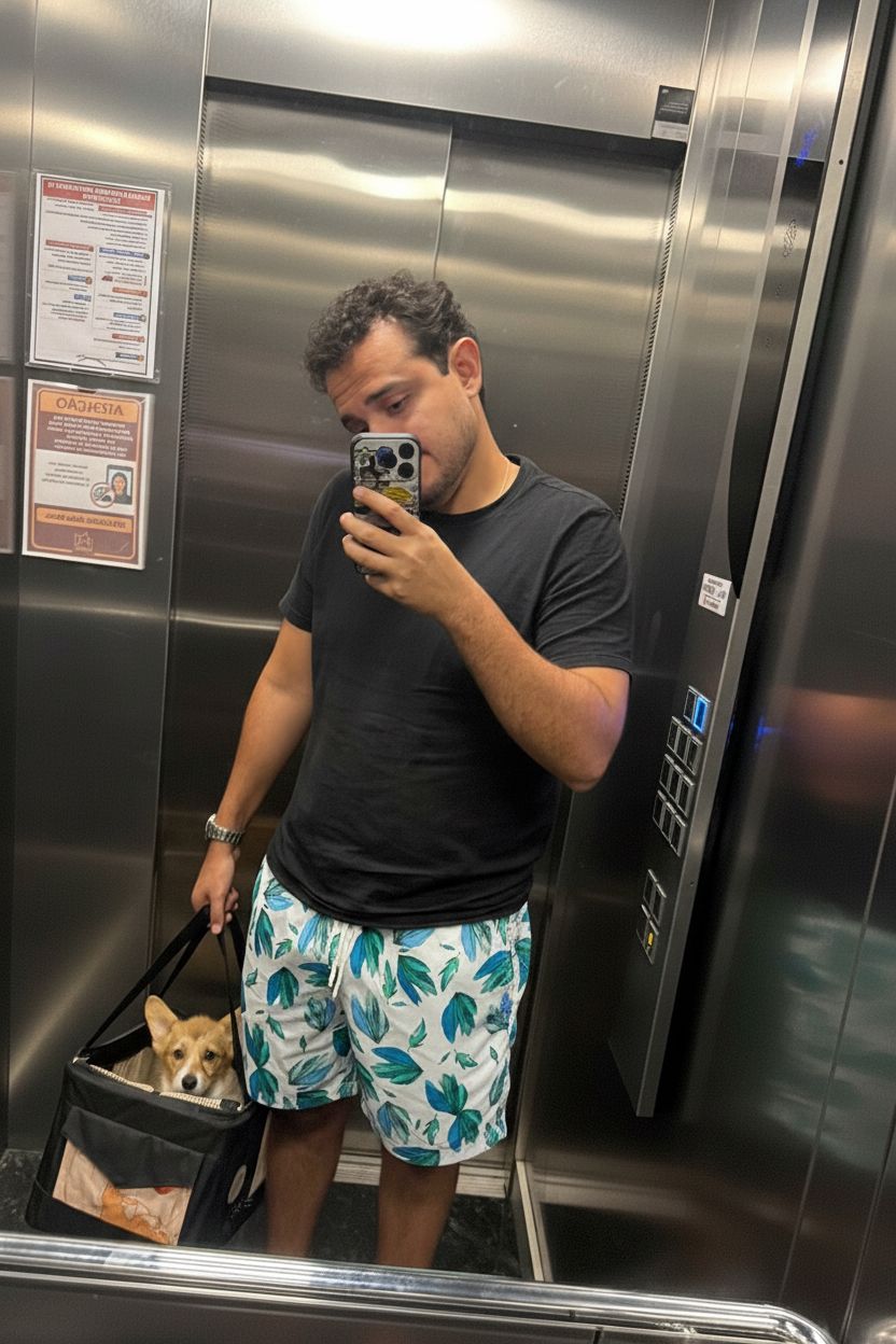 Look casual com camiseta preta